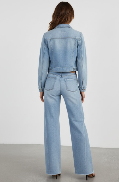 HIGH-RISE WIDE-LEG JEANS - MONARCA London