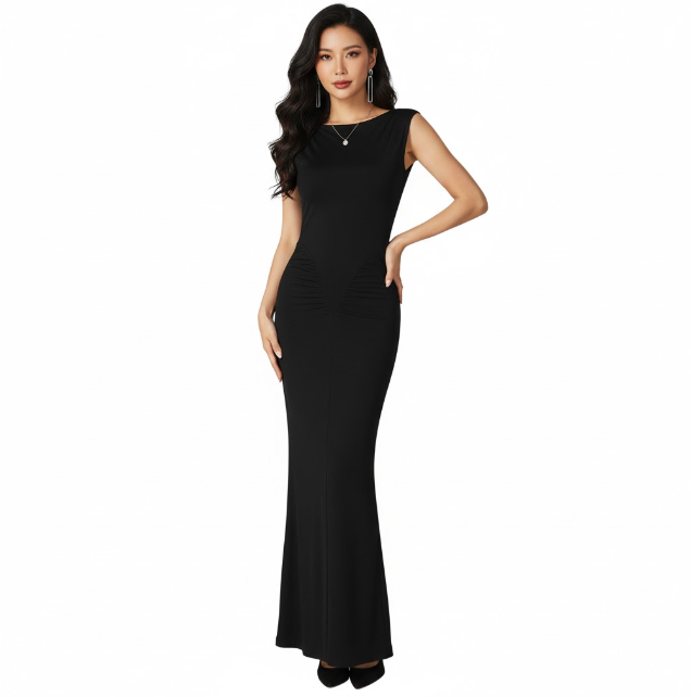STATUESQUE GLAMOUR DRESS - MONARCA