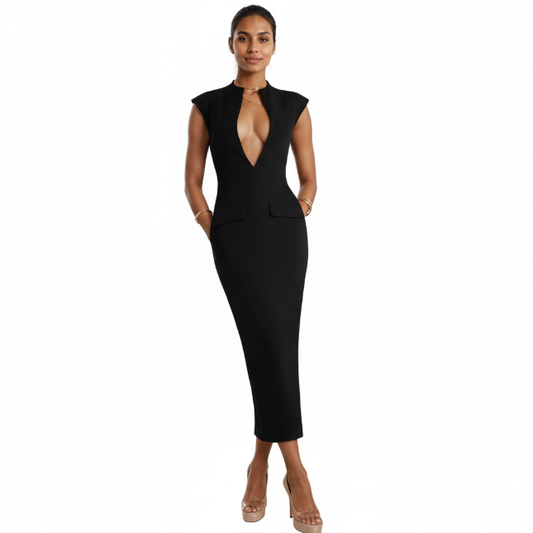 ALLURE COLUMN GOWN - MONARCA