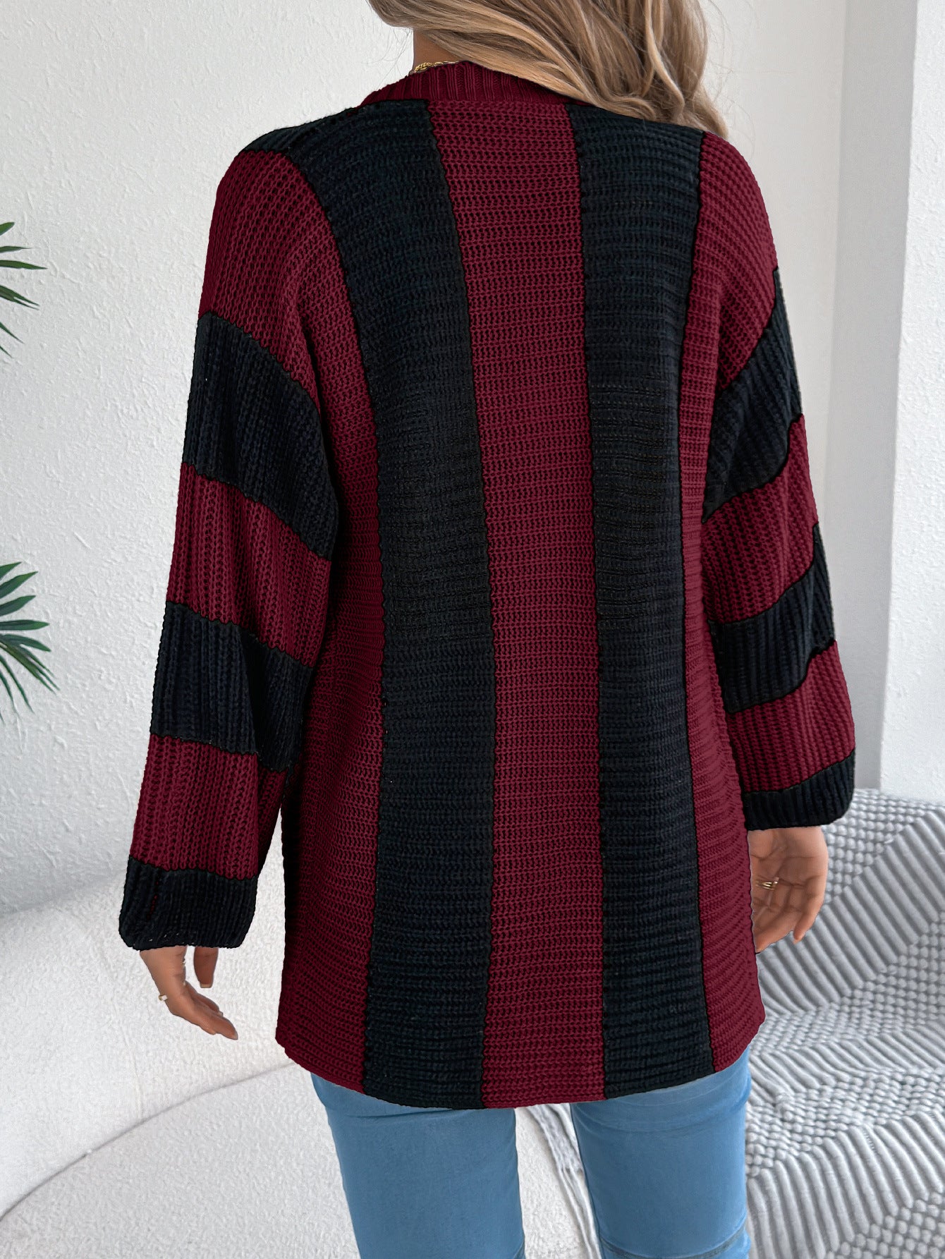 COZY CHIC STRIPE CARDIGAN - MONARCA London