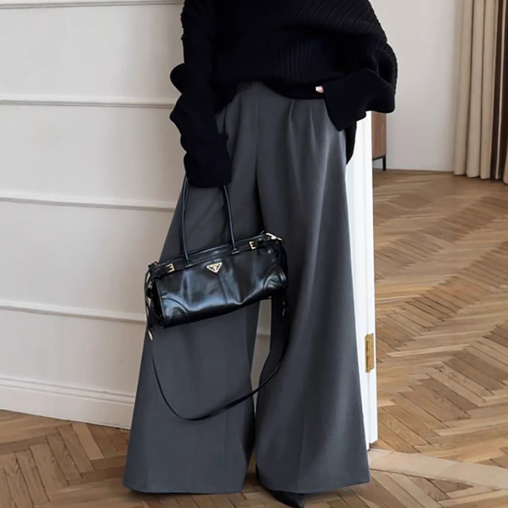 FLOWY WIDE-LEG TROUSERS - MONARCA London